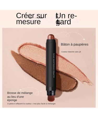 Fard Paupi res Cr meux - Stick Maquillage Imperm able Longue Tenue | Effet Lumi re & Brillant - Liner Cr meux Multi-Usage Pour Femmes & Filles - Maquillage F te & Beaut  - Buy Online on GoSupps.com