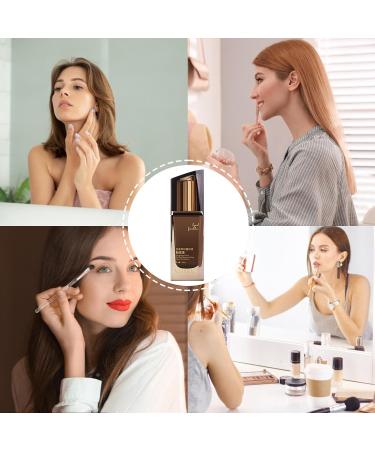  Opilroyn Waterproof Moisturizing Foundation Moisturizing Foundation - Liquid Foundation for Skin Care 30 ml | Lightweight waterproof and sweat-resistant foundation all-day makeup - Buy Online on GoSupps.com