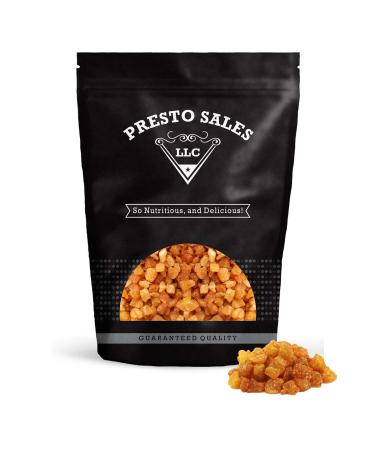 Apple Chopped, Coated with Cinnamon, Diced, Fruity, Flavorful, Sweet, Dehydrated, Mess-Free Snack, Delicious, Versatile Yummy, Rich, Packed in a resealable pouch bag of 3 lbs. (48 oz.) by Presto Sales LLC