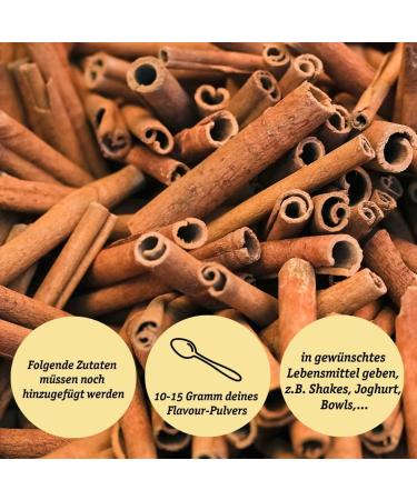 Organic Cinnamon Taste Powder - Delicious Sweetness for Food & Drinks - No Artificial Sweeteners - Versatile Flavor Powder for Healthy Living - 1 Serv. - Buy Online on GoSupps.com