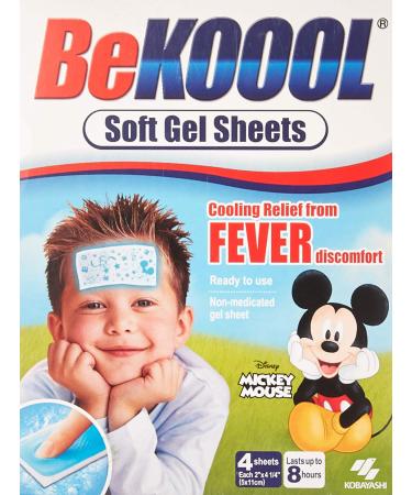 Be Koool Be Koool Soft Gel Sheets For Kids  4 Count (Pack of 1)