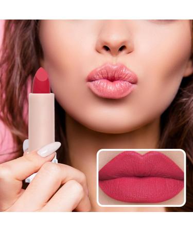 Velvet Matte Lipstick Velvet Lipstick Makeup Long Lasting Lipstick Makeup NonStick Makeup Red Lipstick Lip Makeup Tsuchiya Color No 4 - Buy Online on GoSupps.com