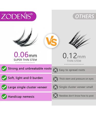 DIY Lash Extension Kit - Natural Look C Curl Cluster Lashes | 100PCS Dog Series 10-13mm Wispy False Eyelashes - Buy Online on GoSupps.com