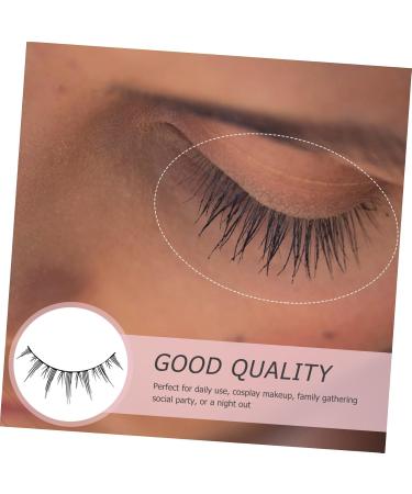 POPETPOP 5 Pairs Fake eyelashes 3D Faux Lashes Cat Eyes Eyelashes long eyelash beauty accessories Fluffy Volume Lashes makeup eyelash flexible woman False Eyelashes chemical fiber - Buy Online on GoSupps.com