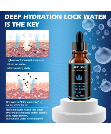 Hyaluronic Acid 5% + Vit E Best Pure Hyaluronic Acid Moisturiser for Face Anti Ageing & Anti Wrinkle Moisturiser Hyaluronic Acid Serum Fine Lines & Sensitive Skin Improve Age Spots (30 ML) - Buy Online on GoSupps.com