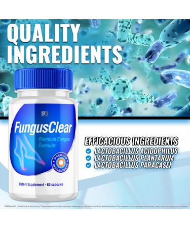 Fungus Clear Pills (3 Pack) - Healthy Nails Plus Supplement (180 Capsules) - Buy Online on GoSupps.com