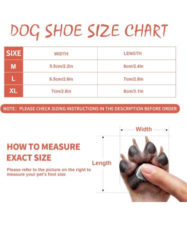 Waterproof Dog Shoes for Small & Medium Dogs | 4-Piece Anti-Slip Outdoor Paw Protectors - Reflective Straps (Orange XL) - Buy Online on GoSupps.com