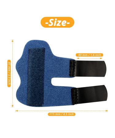 Jawflew Finger Splint Plus Sleeve - Trigger, Straightening, Pain Relief - Sky Blue - Buy Online on GoSupps.com
