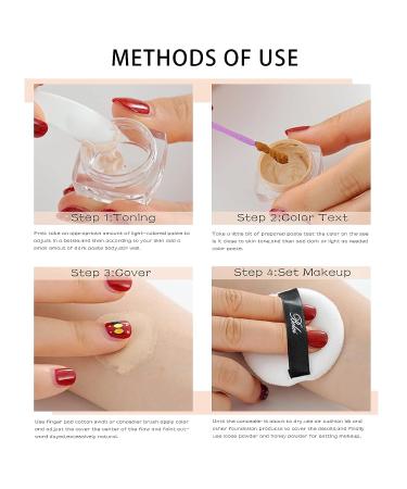 FREEORR 2 Colors Tattoo Cover Up Concealer Set | Waterproof & Long Lasting | Full Coverage Makeup for Scar, Birthmark, & Tattoo | Coloring Tools Included - Buy Online on GoSupps.com