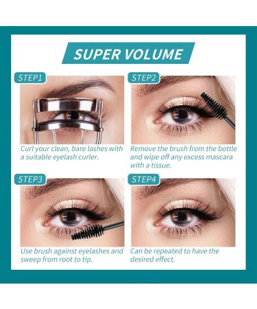 Moguri Formule de soin du mascara pour cils longs et volumineux r sistant l'eau et aux frottements convient aux yeux sensibles plusieurs couleurs disponibles - Buy Online on GoSupps.com