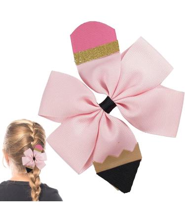 Bows for Girls - Non-slip Hair Clips for Girls | Hairpins with Sturdy Grosgrain Ribbon Bows Toddler Hair Clips Bows for Girls Pink - Buy Online on GoSupps.com