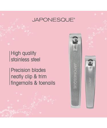 JAPONESQUE Salon Quality Fingernail & Toenail Clippers Set - Sharp Blades - Buy Online on GoSupps.com