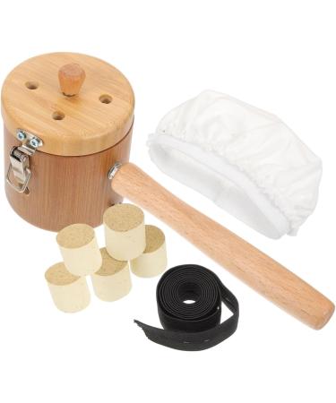 Solustre Moxibustion Massage Device - Adjustable Wooden Case & Stainless Steel Tools for Effective Moxibustion Therapy - Buy Online on GoSupps.com