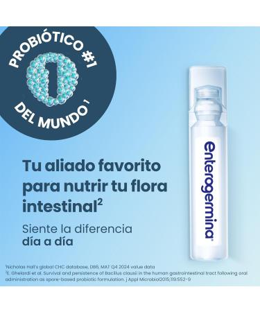 Buy Enterogermina Probiotics Bacillus Clausii Suspension - 4 Trillion UFC 10 Ampoules (5ml each) | Fast International Shipping - Buy Online on GoSupps.com