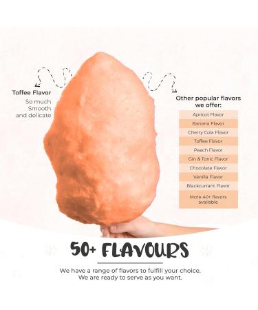 Baking Beauty and Beyond Toffee Flavour Premium Floss Sugar for Cotton Candy - 800g Bulk Flossing Sugar with Natural Ingredients | Perfect for Every Occasion - Buy Online on GoSupps.com
