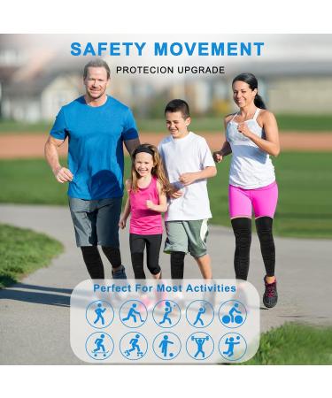 GUOZI Knee Braces 2 Pack - Crashproof Thigh Compression Leg Sleeves for Sports - Medium Size - Buy Online on GoSupps.com