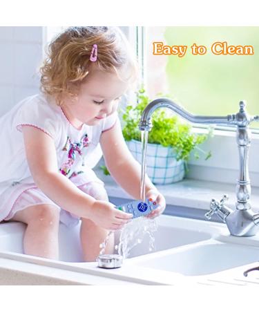 Winmany 2Pack Silicone Teething Toys for Babies - Remote Control Shape Molar Teether Chew Toy - BPA Free with Pacifier Clip - Blue+Pink 2 - Buy Online on GoSupps.com