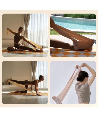 Buy Yoga Resistance Bands - Non-Latex Elastic Exercise Bands for Physical Therapy - Long Stretch Bands - International Shipping Available - Buy Online on GoSupps.com