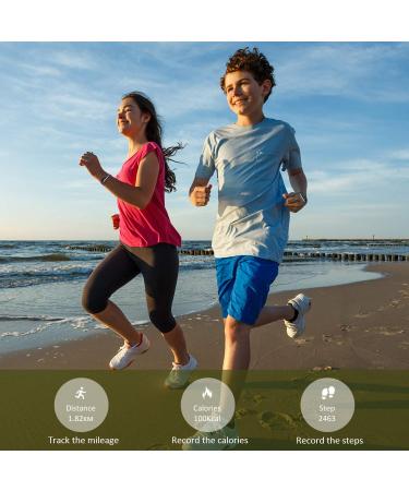 BIGGERFIVE Slim Fitness Tracker Watch for Kids Girls Boys Teens  Waterproof Activity Tracker with Pedometer  Calorie and Step Counter  Sleep Monitor  Silent Alarm Clock Blue - Buy Online on GoSupps.com
