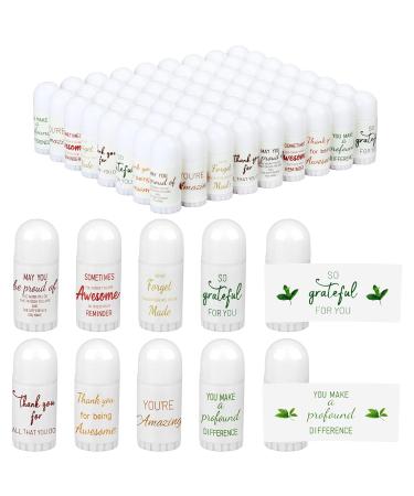 72 Pcs Valentine Employee Appreciation Gifts Mini Lip Balm Bulk 8 Assorted Flavor Thank You Gift for Women Party Party Stocking Stuffer Employee Staff Coworker Volunteer Nurse Teacher Easter Inspirational Style - Buy Online on GoSupps.com