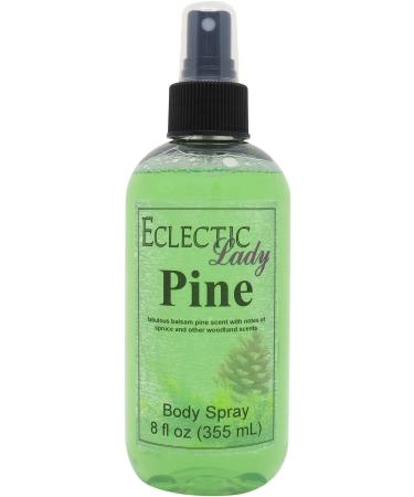 Pine Body Spray 8 ounces Body Mist for Women with Clean Light & Gentle Fragrance Long Lasting Perfume with Comforting Scent for Men & Women Cologne with Soft Subtle Aroma For Daily Use Regular Strength 8 Fluid Ounces