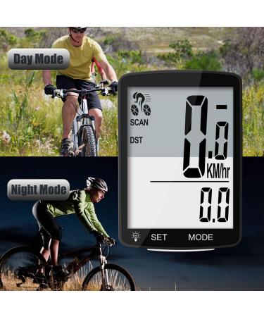 Nellvita Wireless Bike Computer - 20 Multi-Function Waterproof Speedometer with Large LCD Display - Easy to Use - Buy Online on GoSupps.com