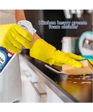 Deep Cleaning Spray Foam All Purpose Bubble Cleaner Kitchen Deep Cleaning Spray Kitchen Powerful Stain Removing Foam Cleaner Grease and Dirt Cleaning Assistant Multifunctiona Foam Cleaner. - Buy Online on GoSupps.com