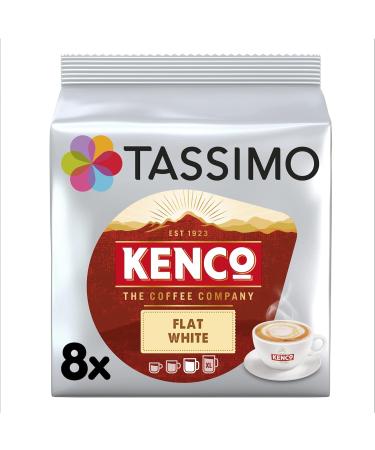 Tassimo Kenco Flat White Coffee Pods - 16 Pods for 8 Servings - Buy Online on GoSupps.com