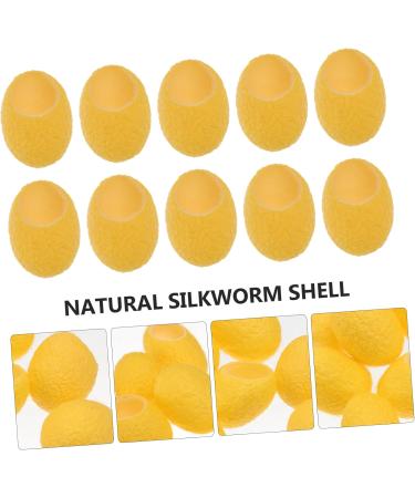 Fomiyes 36 STK Silk Ball Cleaning Cocoon Scrub - Natural Beauty Cocoon Balls for Skin Cleansing & Exfoliation - Buy Online on GoSupps.com