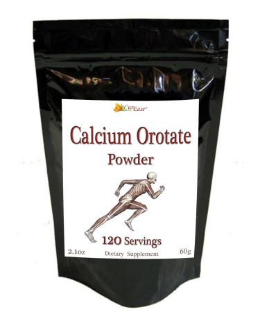 Pure Calcium Orotate Powder 500mg 120 Servings