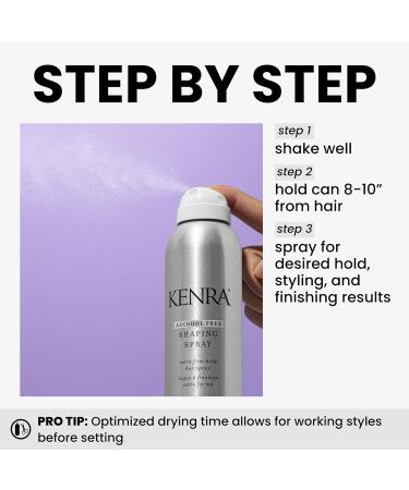 Kenra Shaping Spray 21 | Alcohol Free Hairspray | Max Moisture Retention | Extra Firm Hold & High Shine | Optimal Working Time | All Hair Types 8 Ounce (Pack of 1) - Buy Online on GoSupps.com