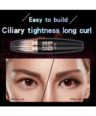 4D Waterproof Black Mascara - Volume & Creamy Formula - Long-Lasting Non-Blooming Eye Makeup | 10ml - Buy Online on GoSupps.com