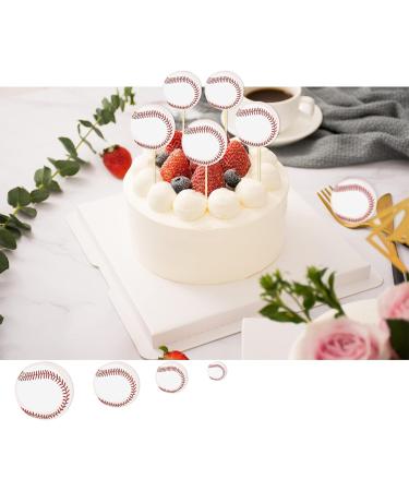 Baseball Cupcake Cake Toppers Baseball Party Supplies Dessert Decorations for Baseball Themed Party Sport Theme Party Rookie Of Year Cupcake Topper Baby Shower or Happy Birthday Party Decoration - Buy Online on GoSupps.com
