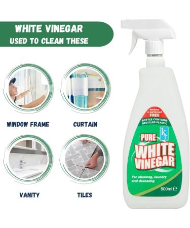 Dri Pak Pure White Vinegar Cleaner - 500ml (Pack of 6) | Multi-Purpose Cleaning Solution | Eliminates Odors | Simple and Safe Cleaning Power - Buy Online on GoSupps.com