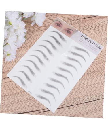 NOLITOY 2pcs Hair-like Women Tool Stickers Transfer for Type Artificial Black Imitation Men Eyebrow 20.50X15.00X0.20CM Black - Buy Online on GoSupps.com