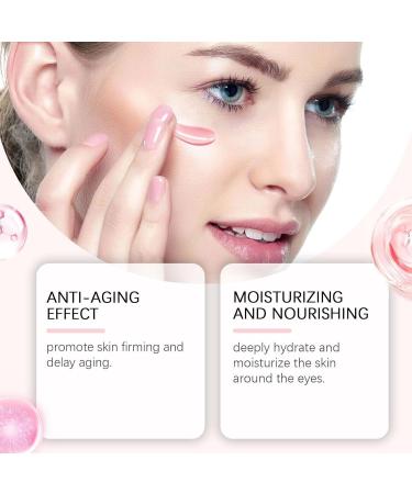 PDRN Pink Peptide Eye Serum Hydrating & Firming Under Eye Cream for Dark Circles & Puffiness - Anti-Aging Treatment with Retinol Reduces Fine Lines Wrinkles Bags and Uneven Skin Tone (2pc) - Buy Online on GoSupps.com