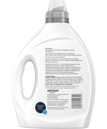 Amazon Basics 110 Loads Free & Clear Laundry Detergent, 82.5 Fl Oz - Concentrated Liquid (Previously Solimo) - Buy Online on GoSupps.com
