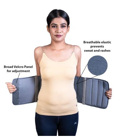 WC Abdominal Belt - Full Elastic C-Section Support Binder for Women | Maternity Tummy Trimmer XL 40-44 | Slim Waist Girdle for Postpartum Recovery - Buy Online on GoSupps.com