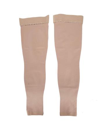 Thigh Support Stockings for Men & Women - Breathable Long Compression Socks for Varicose Veins & Swelling - Open Toe Elastic Design - Buy Online on GoSupps.com