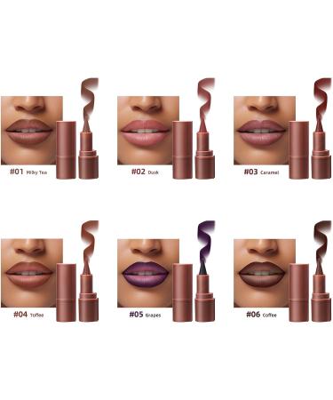 CHAKAE Waterproof Matte Lipstick Pointed Head Lipstick for Daily Travel Makeup - Buy Online on GoSupps.com