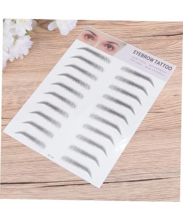 FOMIYES 2pcs 3d Eyebrow Stickers Eye Brow Shaping Kit Stickers Transfer Stickers Simple Man - Buy Online on GoSupps.com