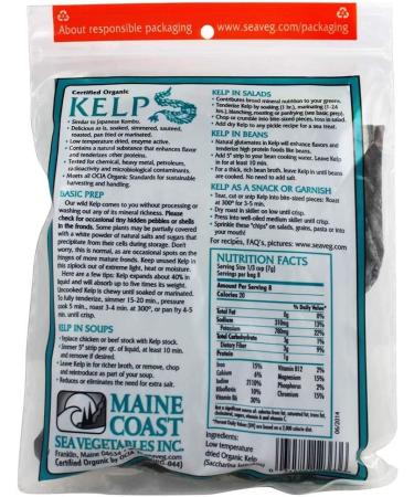 Main Coast Whole Leaf Kelp - 2 oz | Premium Seaweed Supplement - Buy Online on GoSupps.com