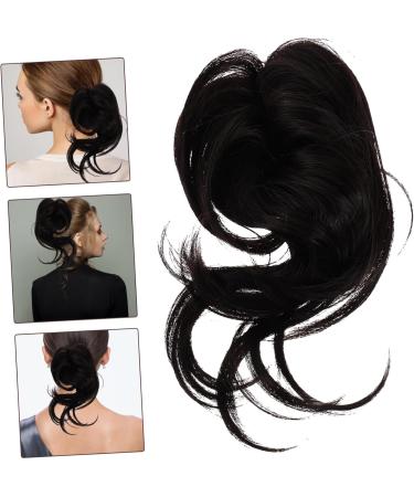 minkissy Wig Fake Hair High Temperature Wire Extension Brown Black 22x10cm As Shown - Buy Online on GoSupps.com