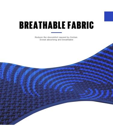 WALKHERO Medium Arch Support Insoles for Men & Women - Cushioning Orthotic Inserts for Plantar Fasciitis Relief Shock Absorption | Sizes 6-6.5 (M) & 8-8.5 (W) - Blue - Buy Online on GoSupps.com