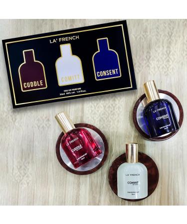 Perfume Gift Set for Women 3x30 ML Cuddle Commit & Consent Perfume Scent | Long Lasting EDP Fragrance Scent | Date night fragrance | Ideal Gift for Women - Buy Online on GoSupps.com