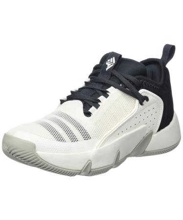 adidas Unisex Kids Trae Unlimited Shoes Sneakers 30.5 EU Cloud White Carbon Metal Grey