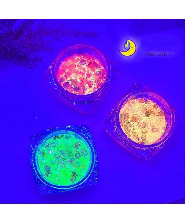 Nail Glitter Sequins Durable 6 Colors Colorful Nail Art Design for Holiday Parties Night Out Daily Use for Household Nail Shop for Face Eyes Hair Body Nails - Buy Online on GoSupps.com