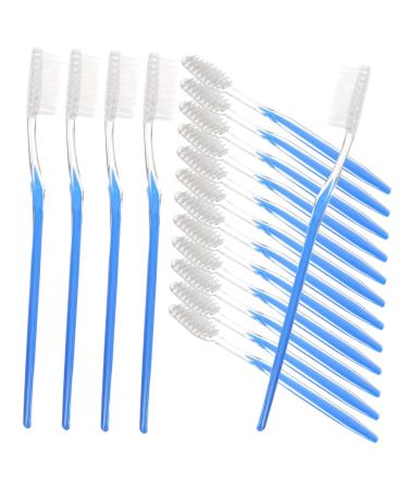 Okumeyr 50 pieces of wear-resistant travel toothbrush disposable toothbrush toothbrush with soft bristle one-day toothbrush daily toothbrush disposable toothbrush plastic travel kit in 1 trips