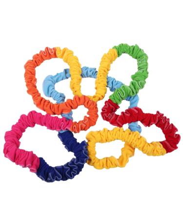 Cooperative Stretchy Band Elastic 78.74in Colorful Portable of War Rope Tear Resistant Fleece Exercise Bands for Group Activities Party Games of War Rope Exercise Bands Elastic Bands for Exer