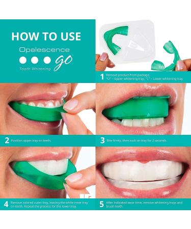 Opalescence Go 15% Teeth Whitening Trays - Boxed 10 Pack - Mint Flavor - Buy Online on GoSupps.com